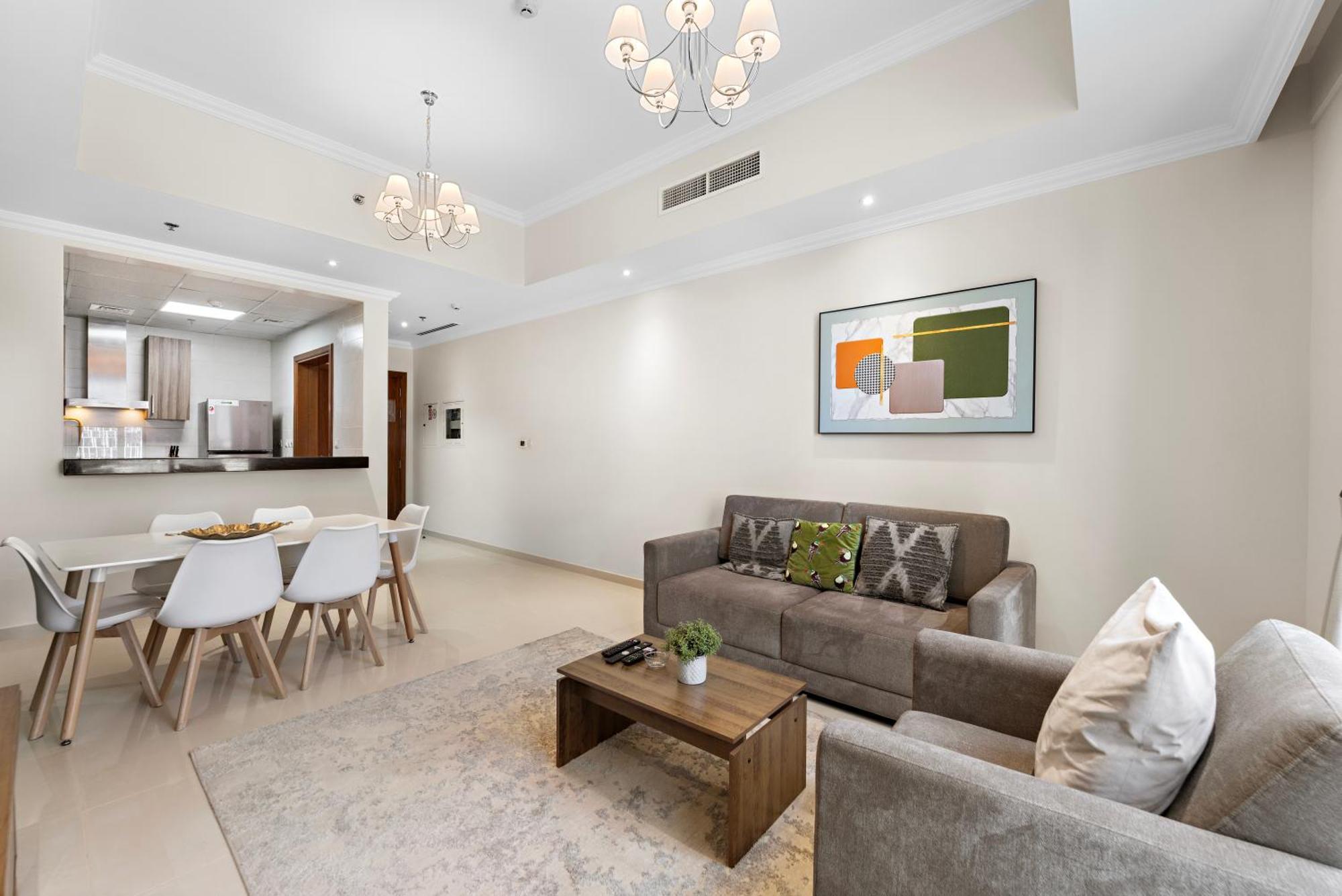 Apartment Chic 1br With Pool And Gym Dubai